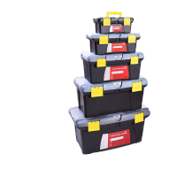 鸣固 多功能工具箱 电子元件收纳箱加固抗压五金工具箱 G-513,13寸,33.5*18.5*13