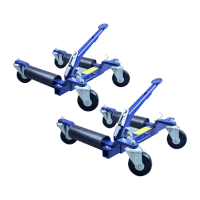 鸣固 移车器 机械式移车器 碳钢挪车拖车器 物业手动拖车器架救援工具挪车神器 YC-X-1001B 2台