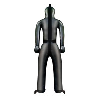 奋战者 救援仿真人偶拳击摔跤负重模拟人形沙袋 黑色165CM*50kg