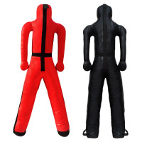 奋战者 救援仿真人偶拳击摔跤负重模拟人形沙袋 红色165CM*50kg