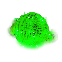 鸣固 led藤球灯串节日装饰圆球灯景观挂树ins户外亮化彩灯串圣诞节元旦新年布置挂灯 直径20cm-绿色ZL5242