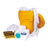 鸣固 20加仑泄漏应急处理桶201 油类套装