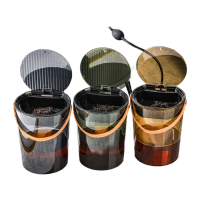 鸣固 茶水桶茶渣分离过滤 排水桶茶道茶台垃圾筒 桶茶漏垃圾桶商业办公茶楼沥水桶 中号+配件 爱马橙