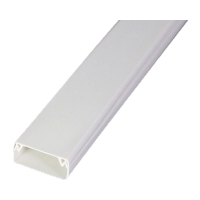 鸣固 线槽PVC板 方槽 地线走线电线电缆过线槽 阻燃绝缘明装室内穿线槽 方槽100*40(10米装)