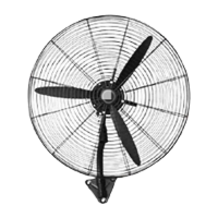 鸣固 ZL2867夏季工业电风扇强力落地扇大功率大风力摇头壁扇牛角风扇 750挂壁铝叶3米粗网