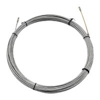 鸣固钢丝穿线器神器拉线电工穿线穿墙线穿引器穿管器钢丝穿线器10米(滑轮头款) KD5009