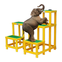 鸣固 绝缘凳 玻璃钢绝缘登高凳电工工作台 配电室可移动高低凳 单层50*30*40cm