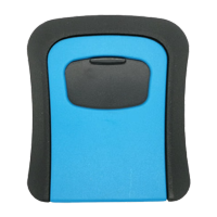 鸣固 密码钥匙盒 大门猫眼壁挂式金属密码锁 装修密码盒 塑料 蓝色