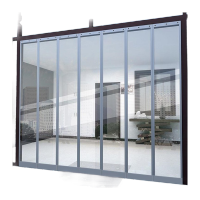 鸣固 ZJ4086磁吸门帘PV 灰色 磨砂2.0厚赠配重 宽40cm*2.3米高 KW862141