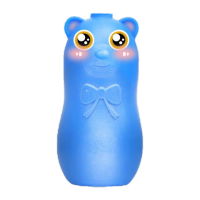 鸣固 ZJ7581洁厕宝洗手间马桶厕所固体凝胶清洁去异味洁厕液剂小熊蓝泡泡洁厕宝