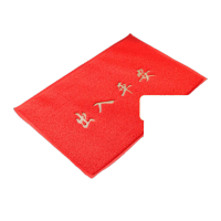 鸣固 PVC脚垫 酒店商铺地垫防滑门垫 迎宾地毯脚垫 红色出入平安地垫 120cm*150cm特厚