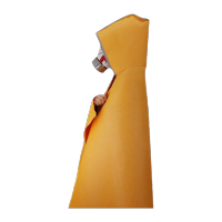 鸣固 防火斗篷成人硅胶款黄色