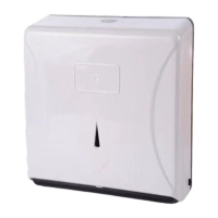 鸣固 大卷纸盒厕所擦手 纸巾架纸巾盒防水大卷纸架 擦手纸盒白(免打孔)