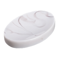 鸣固 ZJ7566大理石纹皂盒 酒店卫浴可沥水香皂碟树脂香皂盘创意肥皂盘