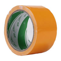 鸣固 强力布基胶带 彩色防水定位胶带地毯划线舞台车库胶带遮蔽保护膜地标线 100MM*10米 黄色