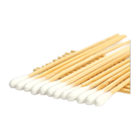 鸣固 无尘棉签 15cm单头脱脂木杆棉签长棉签棉棒 100只/包KW649964