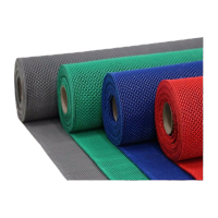 鸣固 防水垫 PVC塑胶防滑垫 S型镂空防水垫地毯防滑垫门垫 普通款红色1.2m宽*15m长*3mm厚