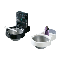 鸣固 烟灰缸 灰缸防飞灰壁挂式免打孔 卫生间厕所办公室创意个性烟缸 黑色  3只KW225229