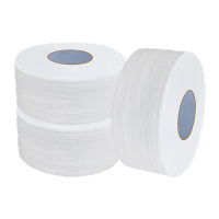 鸣固 大卷纸厕纸卫生纸酒店商用大盘纸厕所纸巾卷筒纸整箱 400克/卷 三层加厚 整箱12卷CW482215