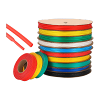 鸣固 绝缘热缩管黑色圆直径50mm1米KW607548