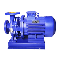 鸣固 卧式管道离心泵 ISW冷热水增压循环水泵 单级单吸冷却塔管道泵380V 65-100IA-2.2kw