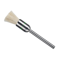 鸣固 3mm毛刷 马毛刷猪鬃刷电磨打磨除锈平刷碗刷笔刷 笔刷3*8羊毛CW132242