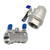 鸣固球阀 Q11F设备专用 不锈钢316蝶柄一片式DN20 3/4