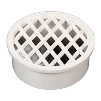 鸣固PVC简易内插地漏  一体式排水管过滤网分体式地漏  75型