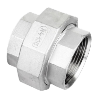 鸣固 304不锈钢内丝活接头内牙活接头 DN25