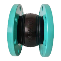 鸣固 MGS0182 KXT型可曲挠橡胶软接头 国标法兰软连接 DN50-1.6MPA