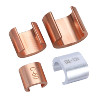 鸣固 C型线夹 电缆分支线夹C型CCT连接器金具铜并接线夹 CCT-98