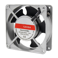 鸣固 ZL3326铜芯12038 12CM 220V 机箱机柜工业散热风扇 银色框滚珠风扇