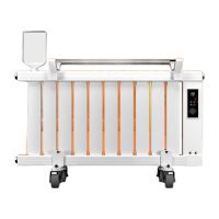 鸣固 注水电暖器取暖器节能省电水暖加水电暖气片全屋大面积电热器 旋钮控制标配版11柱