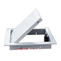 鸣固 铝合金检修口 吊顶托板检查孔 天花盖板墙面检修孔 按压磁吸200*200