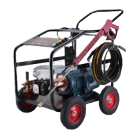 鸣固 超高压洗车清洗机商用洗车店用 380V300KG四轮整机(水冷泵头)