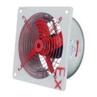 鸣固 防爆排风扇方型圆筒隔爆型风机通风设备BFAG系列方形防爆换风扇220V电源 BFAG-400