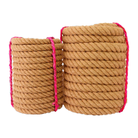 鸣固 防汛物资麻绳 工业麻绳黄麻绳子粗细麻绳物流麻绳 14mm(45米/捆)