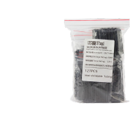 鸣固 热缩管 绝缘收缩套管彩色套装数据线修复电工电线保护套 2倍127根黑色[袋装] MGL0239 KS582381