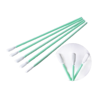 鸣固 无尘净化棉签 海绵头工业擦拭棒 精密仪器除尘洁净棒 总长100 YL-647B 100支/包 KS111931