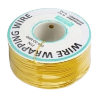 鸣固 电路板飞线 OK线航空飞线线路板PCB电路电子线30AWG单芯铜线 黄色 250米 KS515866