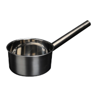 鸣固 不锈钢带磁厨勺 厨房舀水瓢酒店大号盛汤勺粥勺 手柄25CM长 直径18.8CM