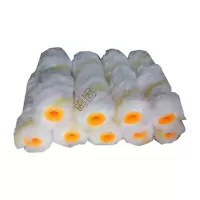 鸣固 滚筒刷替换芯 棉线滚动刷 多种规格 化纤黄条小拇指替换芯 10个 CS129504