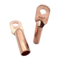 鸣固 国标DT铜鼻子电缆接头铜接线端子 线鼻子酸洗堵油线耳紫铜端子 DT铜鼻子 DT-10平方/1只 MGL1093