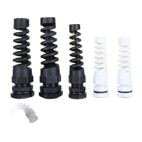 鸣固 尼龙塑料电缆防折弯接头 M/PG型密封固定葛兰头耐扭式防水接头 PG9单只 MGL0469 KS519303