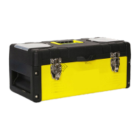 鸣固 五金工具箱 手提式大号塑料五金工具箱 多功能维修收纳箱车载盒 19寸精品工具箱(塑料款)