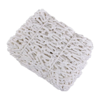 鸣固 安全防护平网白色防坠网 尼龙5cm网孔-6米宽1米长 TS230728788