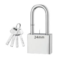 鸣固 仿不锈钢挂锁 长(不通开50MM)配4钥匙 TS156104515