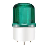 鸣固 LED警示灯 LTE-1101J 旋转报警灯380V带叫绿色(不加变压器) TS166153553