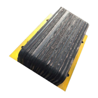 鸣固 橡胶防撞条 防撞块仓库物流卸货平台码头墙面保护垫缓冲块角铁防撞块-40*30*10cm TS157554112