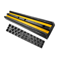 鸣固 橡胶防撞条 防撞块仓库物流卸货平台码头墙面保护垫缓冲块两膜加厚防撞条-100*18*9 TS157553806